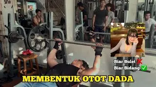 DAY 1 CHEST, TRICEPS & ABS || MELATIH OTOT DADA BIAR BIDANG 