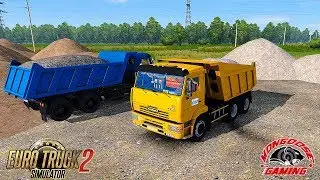 ВЕЗЕМ ЩЕБЕНЬ НА РЕМОНТ ДОРОГИ! EURO TRUCK SIMULATOR 2