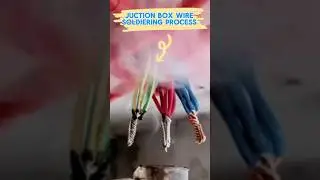 how to solder wire |soldering wires #electrical #shortvideo