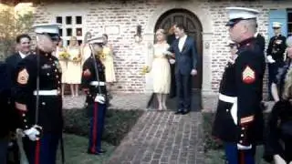 Marine Corps. wedding ceremony