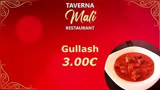 TAVERNA MALI RESTAURANT MENU