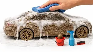 Super Realistic Cleaning of a 1:18 Maybach S580 After an Extreme Off-Road Adventure 🥵