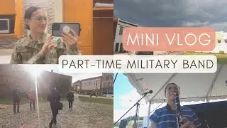 Mini Vlog | being a part-time military musician - our final performance #militaryband #angband