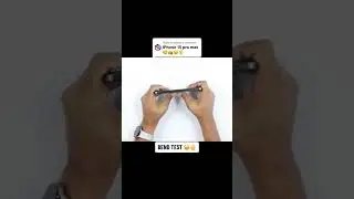Iphone 15 pro max bend test #iphone #bending #bhfyp #youtubeshorts #subscribe #youtube #new #goals