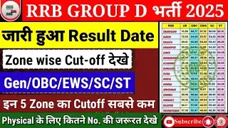 RRB Group D Result Date जारी🎉Group D Cutoff😳RRB Group D Cutoff?Group D PET/PST Date✅RRB Cutoff,RRB 