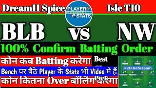 BLB vs NW Dream11 Prediction | BLB vs NW Dream11 | BLB vs NW Player Stats | blb vs nw | Dream11 T10
