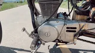 Test jockey shifter & suicide clutch first time by HardRide Chopper