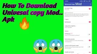 How to download universal copy mod apk.dowmload copy universal Mod Apk for free.