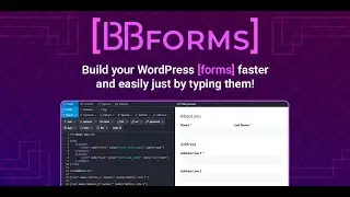 What is BBForms? - WordPress plugin to build multipurpose forms with code