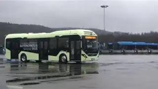 Keolis and Volvo demonstrate autonomous electric bus in Sweden