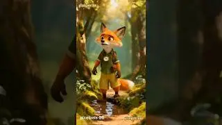 The fox was confused by the obstacles. #adventure #fox #animation #animals #shorts