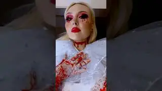 The most glamorous bloody clown you will ever see🤡 #clownmakeup #horrormakeup #clowncore #horror