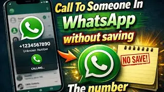 Call on WhatsApp Without Saving Number 😱 | Call on WhatsApp Without Saving Number 