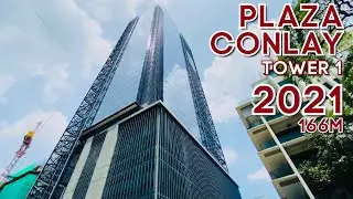 [4K Walk] Plaza Conlay is a premium grade office tower consist of 3 office towers (Malaysia)