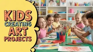 Kids Create Art with Teacher | Fun and Creative Learning