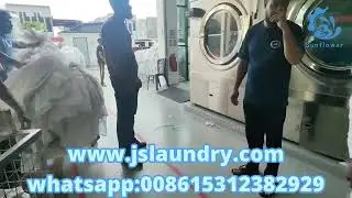 hospital linen drying ironing machine