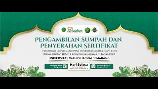 PENGAMBILAN SUMPAH DAN PENYERAHAN SERTIFIKAT PPG (PAI)
