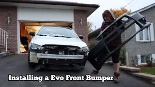 Installing a Evo Front Bumper Conversion Kit on Lancer