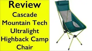 Cascade Mountain Tech high back chair