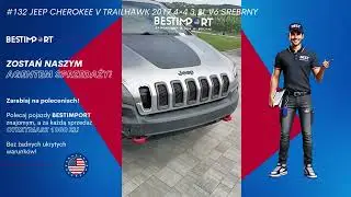 #132 JEEP CHEROKEE V TRAILHAWK 2017 4×4 3.2L V6 SREBRNY