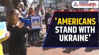 Americans Rally in Washington for UKRAINE, Show Support for Zelenskyy! | Asianet Newsable
