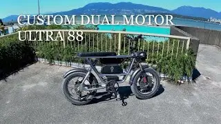ULTRA 88 CUSTOM DUAL MOTOR E-BIKE BUILD - VLOG #87