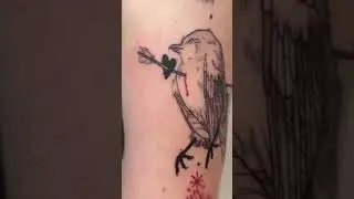 New #tattoo #татуировка #blacktattoo #татусалон #татустудия #tattooed #tattooartist #atrum #bird