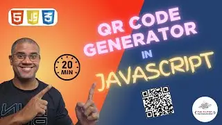 How to Create a QR Code Generator with HTML CSS & JavaScript
