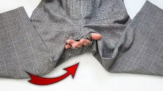 Sewing Trick: How to Patch a Hole Between the Legs on Pants in a Simple Way That Will Surprise You ✅