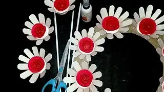 Paper Cup Wall Hanging #video #homedecor #handmade #creativeworld #youtube
