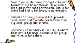 How to use Chmod command in Unix and Linux - Unix Command Tutorial 2