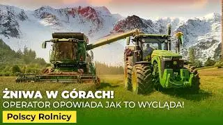 Ostatnie pole tych ŻNIW! ⛰️Hektary pszenicy w górach! | Rolnik Na Czasie