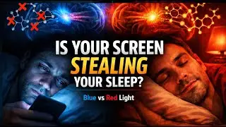 Your Screen Is Killing Your Sleep 😱 | Blue Light vs Red Light Explained