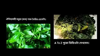 ঐতিহ্যবাহী বতুয়া (বতা) শাক তৈরির রেসিপি।।ভিডিওটা না টেনে পুরো দেখবেন।।।
