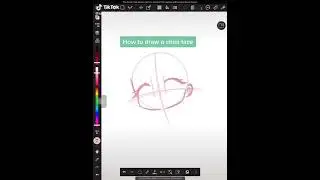 How to draw a chibi face tutorial i found on Pinterest (NOT MINE!!)
