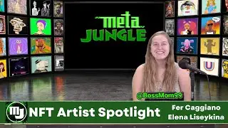 MetaJungle NFT Artist Spotlight &mdash; Фер Каджиано и Елена Лисейкина
