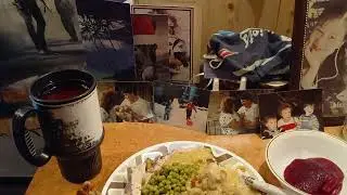 Yummy delicious turkey vegetable stuffing mashed potatoes Thanksgiving food last night emie🩷🇵🇭