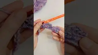 🍃 Crochet Leaf Motif Brioche Stitch 💜 Baby Blanket Pattern