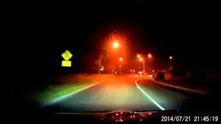 G1W Dash Camera Test 1080p - Night / Rural / Dark - Australia, Victoria, Melbourne