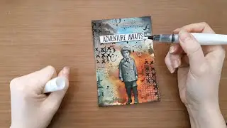 MbS Adventure Awaits Stencil card