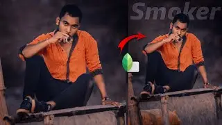 Snapseed Photo Editing Tutorial 2021 | Smoke Photo Editing In Snapseed - bk editing zone
