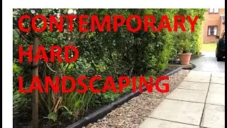 Hard Landscaping with Large Pebbles for a Modern, Contemporary Look