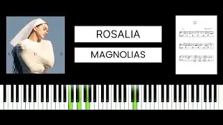 ROSAL&Iacute;A - Magnolias (BEST PIANO TUTORIAL & COVER)