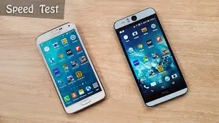 HTC Desire Eye vs Samsung Galaxy S5 Speed Test!