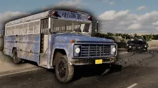 Prisioneros intentan ESCAPAR ESTRELLANDO el BUS | Accident: The Pilot