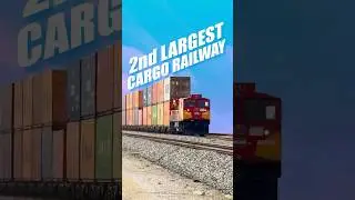 Indian Railways - 2nd largest cargo carrier globally! 🇮🇳 #railway #cargo #world #class #freight