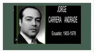 Biografia de Jorge carrera andrade