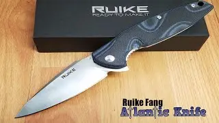 RUIKE FANG P105 LINERLOCK BLUE BLACK G10 STAINLESS SATIN FOLDING KNIFE P105k
