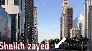 Sheikh zayed road walking tour|| Dubai sheikh zayed