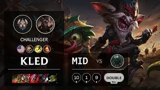 Kled Mid vs Pyke - NA Challenger Patch 10.7